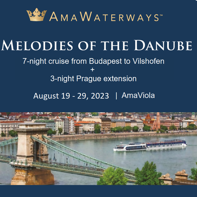 NEW SAILING, SAVE TIL JUNE 30! 11 days Danube + Prague | AUG 2023 